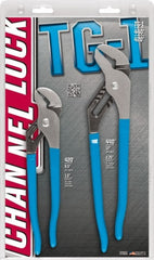 Channellock - 2 Piece Tongue & Groove Plier Set - Comes in Display Card - Exact Tooling