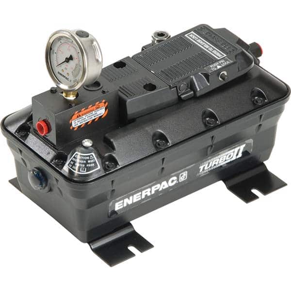 Enerpac - Power Hydraulic Pumps & Jacks Type: Air-Hydraulic Pressure Rating (psi): 5000 - Exact Tooling