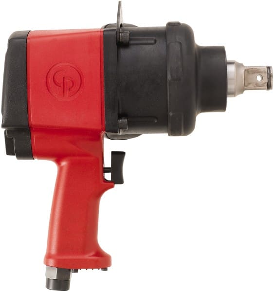 Chicago Pneumatic - 1" Drive, 5,000 RPM, 1,920 Ft/Lb Torque Impact Wrench - Pistol Grip Handle, 650 IPM, 40.2 CFM, 90 psi, 1/2" NPT Inlet - Exact Tooling