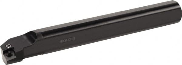 Kyocera - 1.55" Min Bore Diam, 10" OAL, 1-1/4" Shank Diam, A...PCLN Indexable Boring Bar - 2" Max Bore Depth, CNGA 43.., CNGG 43.., CNMA 43.., CNMG 43.., CNMM 43.., CNMP 43.. Insert, Pin Lock Assembly Holding Method - Exact Tooling