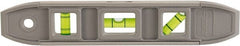 Johnson Level & Tool - Magnetic 9" Long 3 Vial Torpedo Level - Aluminum, Gray, 1 Plumb, 1 Level & 1 45° Vials - Exact Tooling