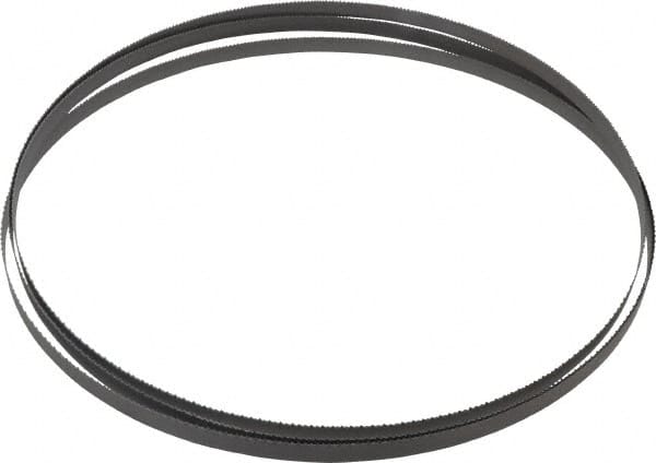 Lenox - 10 to 14 TPI, 10' 5" Long x 1/2" Wide x 0.025" Thick, Welded Band Saw Blade - Bi-Metal, Toothed Edge, Raker Tooth Set, Flexible Back, Contour Cutting - Exact Tooling