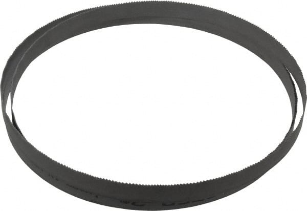 Lenox - 14 to 18 TPI, 5' 4-1/2" Long x 1/2" Wide x 0.025" Thick, Welded Band Saw Blade - Bi-Metal, Toothed Edge, Flexible Back, Contour Cutting - Exact Tooling