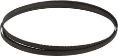 Lenox - 10 to 14 TPI, 6' 8" Long x 3/8" Wide x 0.025" Thick, Welded Band Saw Blade - Bi-Metal, Toothed Edge, Modified Raker Tooth Set, Flexible Back, Contour Cutting - Exact Tooling