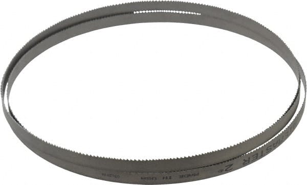 Lenox - 8 to 12 TPI, 7' 9" Long x 1/2" Wide x 0.025" Thick, Welded Band Saw Blade - Bi-Metal, Toothed Edge, Raker Tooth Set, Flexible Back, Contour Cutting - Exact Tooling