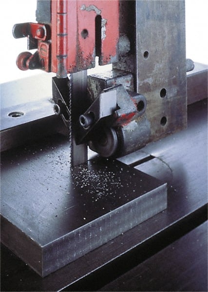 Lenox - 6 TPI, 10' 10-1/2" Long x 3/4" Wide x 0.032" Thick, Welded Band Saw Blade - Carbon Steel, Toothed Edge, Raker Tooth Set, Hard Back, Contour Cutting - Exact Tooling