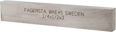 Seco - WKE45 Cobalt Rectangular Tool Bit Blank - 1/4" Wide x 1/2" High x 3" OAL - Exact Tooling