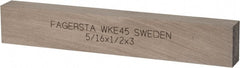 Seco - WKE45 Cobalt Rectangular Tool Bit Blank - 5/16" Wide x 1/2" High x 3" OAL - Exact Tooling