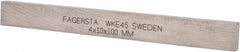 Seco - WKE45 Cobalt Rectangular Tool Bit Blank - 4mm Wide x 10mm High x 100mm OAL - Exact Tooling