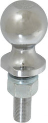 Reese - 1-7/8" Diam, 2-3/8" Shank Length, Hitch Ball - 3/4" Shank Diam, 2,000 Lb Capacity, Chrome Finish - Exact Tooling