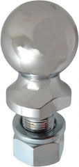 Reese - 2-5/16" Diam, 2" Shank Length, Hitch Ball - 1" Shank Diam, 6,000 Lb Capacity, Chrome Finish - Exact Tooling