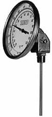 Wika - 9 Inch Long Stem, Stainless Steel, Adjustable Angle Bi-Metal Thermometer - -40 to 50°C, 1% Accuracy - Exact Tooling
