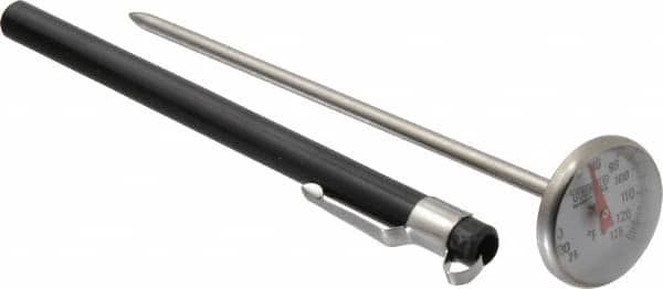 Wika - 25 to 125°F, Bimetal Pocket Thermometer - Stainless Steel - Exact Tooling