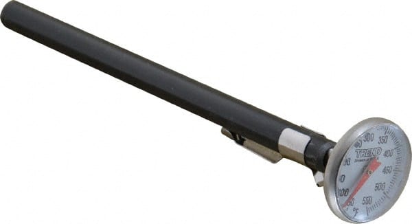 Wika - 50 to 550°F, Bimetal Pocket Thermometer - Stainless Steel - Exact Tooling