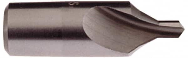 Link Industries - #15 Plain Cut 82° Incl Angle High Speed Steel Combo Drill & Countersink - Exact Tooling