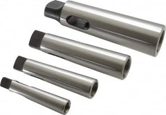 Value Collection - Morse Taper Sleeve Sets Type: Standard Reducing Sleeve Set Minimum Inside Morse Taper Size: MT1 - Exact Tooling