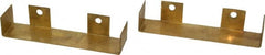 Value Collection - 4, 5 & 6" Jaw Width, Brass, Vise Jaw Cap - Compatible with 4, 5 & 6" Vises - Exact Tooling