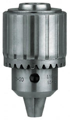 Rohm - JT33, 1/16 to 1/2" Capacity, Tapered Mount Drill Chuck - Keyed - Exact Tooling