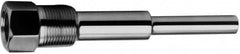 Alloy Engineering - 12 Inch Overall Length, 1 Inch Thread, 316 Stainless Steel Standard Thermowell - 10-1/2 Inch Insertion Length - Exact Tooling