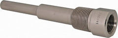Alloy Engineering - 6 Inch Overall Length, 3/4 Inch Thread, 304 Stainless Steel Standard Thermowell - 4-1/2 Inch Insertion Length - Exact Tooling
