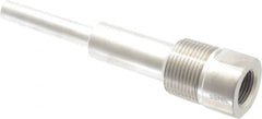 Alloy Engineering - 6 Inch Overall Length, 1 Inch Thread, 304 Stainless Steel Standard Thermowell - 4-1/2 Inch Insertion Length - Exact Tooling