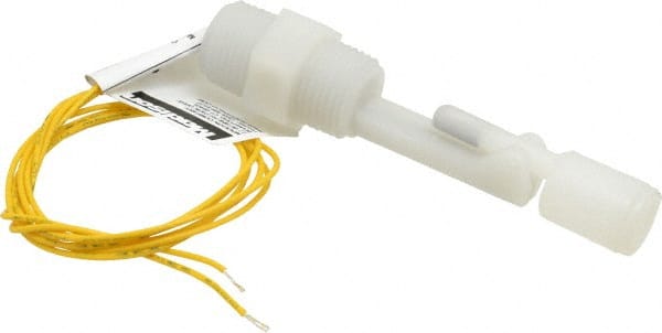 Madison - 1/2" Thread, 100 Max psi, 100°F Max, Liquid Level Side-Mounted Switch - 0.75 Float SG, Lubricating & Hydraulic Oil, Gasoline & Diesel Oil - Exact Tooling
