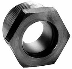 LDI Industries - 9/16" Sight Diam, 1/2" Thread, 0.78" OAL, High Pressure Fused Pipe Thread, Open View Sight Glass & Flow Sight - 15/16" Head, 1,750 Max psi, 1/2-14 Thread - Exact Tooling
