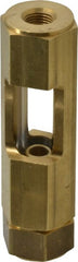 LDI Industries - 1/8" Thread, 3-11/32" OAL, Inline Sight Glass & Flow Sight - 435 Max psi, 1/8-27 Thread - Exact Tooling