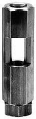 LDI Industries - 1/8" Thread, 3-11/32" OAL, Inline Sight Glass & Flow Sight - 435 Max psi, 1/8-27 Thread - Exact Tooling