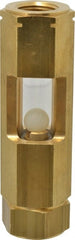 LDI Industries - 1/2" Thread, 4-5/8" OAL, Inline Sight Glass & Flow Sight - 380 Max psi, 1/2-14 Thread - Exact Tooling