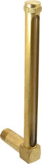 LDI Industries - 7-1/2 Inch Long Sight, 1/2 Inch Thread Size, Buna-N Seal Long Elbow, Vented Oil-Level Indicators and Gauge - 8-11/16 Inch Length to Center of Base - Exact Tooling