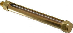 LDI Industries - 4-1/4 Inch Long Sight, 1/8 Inch Thread Size, Buna-N Seal Straight to Male Thread, Vented Oil-Level Indicators and Gauge - 5-13/16 Inch Length - Exact Tooling