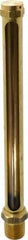 LDI Industries - 7-1/2 Inch Long Sight, 1/2 Inch Thread Size, Buna-N Seal Straight to Male Thread, Vented Oil-Level Indicators and Gauge - Exact Tooling