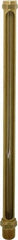 LDI Industries - 12-1/2 Inch Long Sight, 1/2 Inch Thread Size, Buna-N Seal Straight to Male Thread, Vented Oil-Level Indicators and Gauge - Exact Tooling