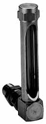 LDI Industries - 1-3/8 Inch Long Sight, 1/8 Inch Thread Size, Buna-N Seal Union Coupling, Vented Oil-Level Indicators and Gauge - 2-3/8 Inch Length to Center of Base - Exact Tooling