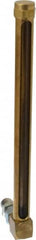 LDI Industries - 7-1/4 Inch Long Sight, 1/4 Inch Thread Size, Buna-N Seal Union Coupling, Vented Oil-Level Indicators and Gauge - 8-3/8 Inch Length to Center of Base - Exact Tooling