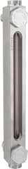 LDI Industries - 1/2-20 Thread, 5-1/2 Inch Sight Length, Closed Circuit Liquid Level Sight Gauge - 7 Inch Length to Center of Base, 8-5/8 Inch Overall Length, Buna-N Seal - Exact Tooling