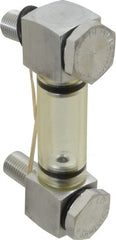 LDI Industries - 1/2-20 Thread, 1-9/32 Inch Sight Length, 125 Max psi, Closed Circuit Liquid Level Rigid Plastic Sight Gauge - 3 Inch Length to Center of Base, Buna-N Seal, 70° Working Temp, 225°F Max - Exact Tooling