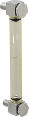 LDI Industries - 1/2-20 Thread, 5-9/32 Inch Sight Length, 125 Max psi, Closed Circuit Liquid Level Rigid Plastic Sight Gauge - 7 Inch Length to Center of Base, Buna-N Seal, 70° Working Temp, 225°F Max - Exact Tooling