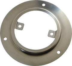 Ashcroft - 1/4 Thread, 3-1/2 Dial Diameter, Stainless Steel Case Material, Wall Flange Pressure Gauge Mounting Kit - 1% Accuracy, 316 Material Grade - Exact Tooling