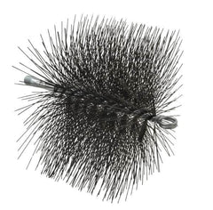 Schaefer Brush - 7" Square, Tempered Steel Wire Chimney Brush - 1/4" NPSM Male Connection - Exact Tooling