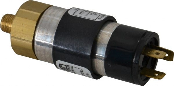United Electric Controls - 1,500 Max psi, Compact Cylindral Pressure Switch - 1/8 Thread - Exact Tooling