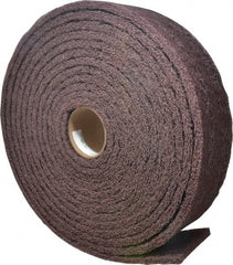 3M - 30' Long x 4" Wide Nonwoven Roll - Medium Grade, Purple, Aluminum Oxide - Exact Tooling