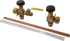 Conbraco - 400 psi Working Pressure, 250 Max psi, Bronze Liquid Level Gage Glass - 400°F Max Operating Temp, 3/4 Inch Thread, PTFE Seal - Exact Tooling
