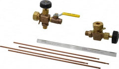 Conbraco - 400 psi Working Pressure, 250 Max psi, Bronze Liquid Level Gage Glass - 400°F Max Operating Temp, 1/2 Inch Thread, PTFE Seal - Exact Tooling