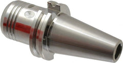 Accupro - CAT40 Taper Shank, 20mm Hole Diam, Hydraulic Tool Holder/Chuck - 44.5mm Nose Diam, 64mm Projection, 37.8mm Clamp Depth, 25,000 RPM - Exact Tooling