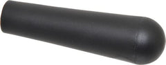 Gibraltar - 3/8-16 Hole, 0.51" Deep Hole, Polypropylene, Female Insert Tapered Knob - 3.85 OAL, 19/25" Base Diam, Black, 1.11" Head Diam - Exact Tooling