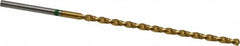 Accupro - #31 130° Spiral Flute Vanadium High Speed Steel Taper Length Drill Bit - Exact Tooling