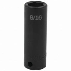 SK - Impact Socket - 3/8"DR 9/16" DEEP IMPACT SOCKET - Exact Tooling
