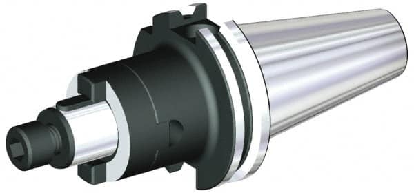 Kennametal - DV40 Taper Shank 32mm Pilot Diam Shell Mill Holder - 100mm Flange to Nose End Projection, 58mm Nose Diam, M16x2.0 Lock Screw, Through-Spindle Coolant - Exact Tooling